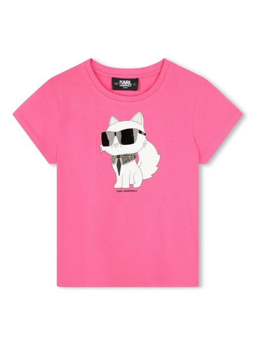 T-shirt bambina maniche corte Karl Lagerfeld Kids | Z3036646A